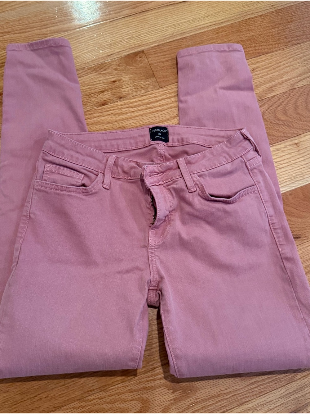 Just Black Dusty Rose Skinny Jeans